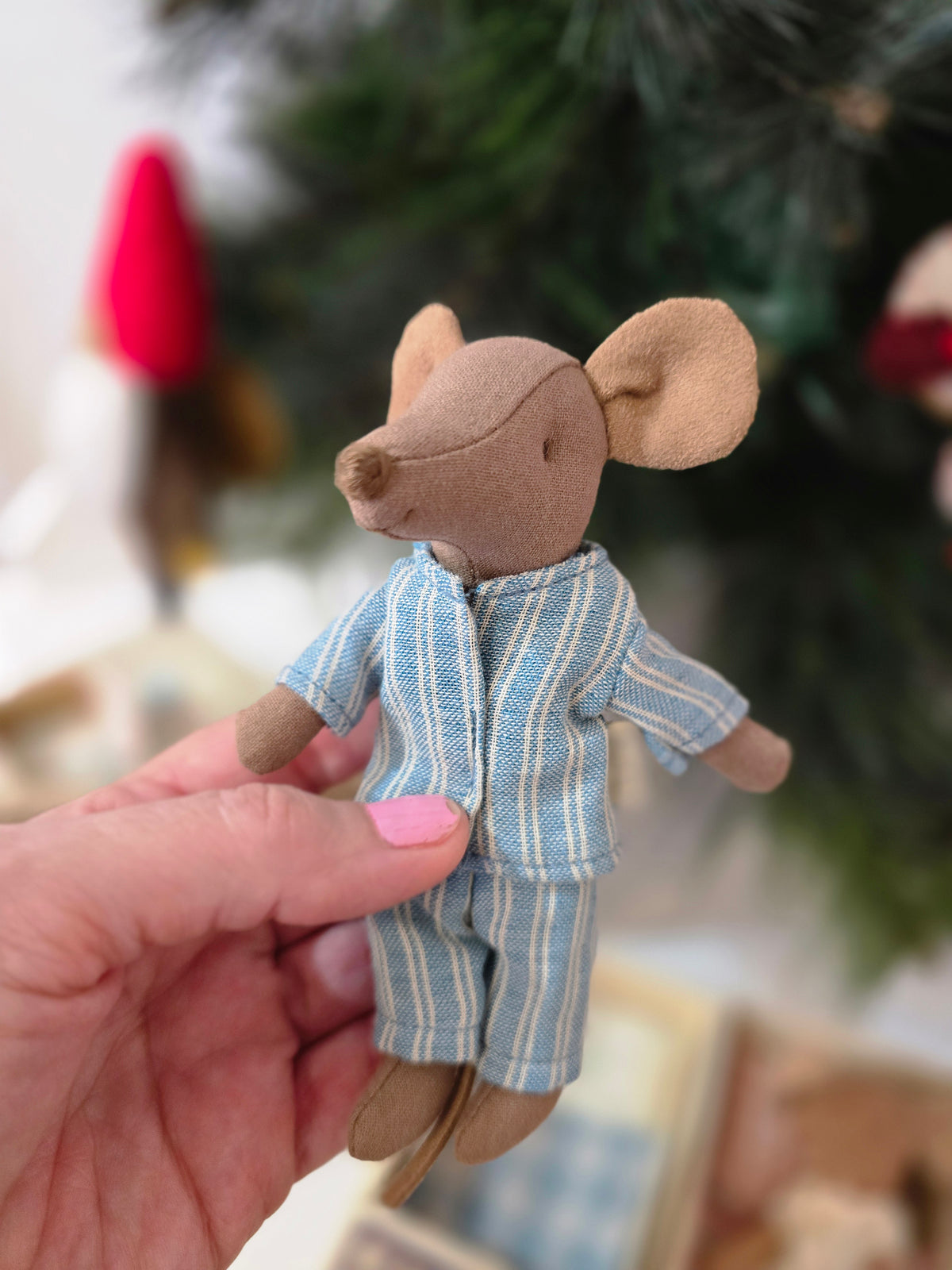 Maileg Big Brother Mouse Brown in Matchbox