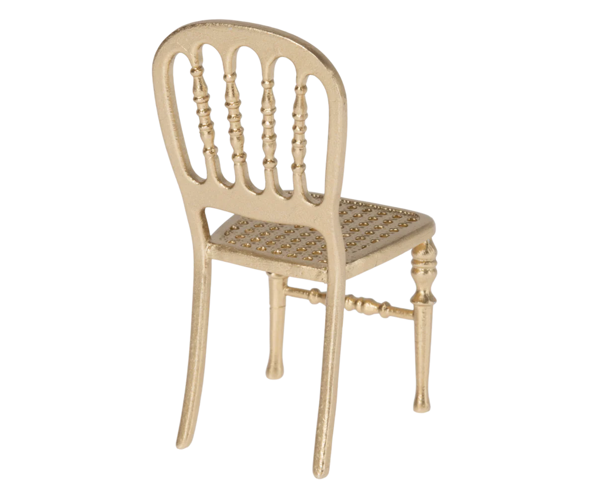 Maileg Chair Mouse Gold