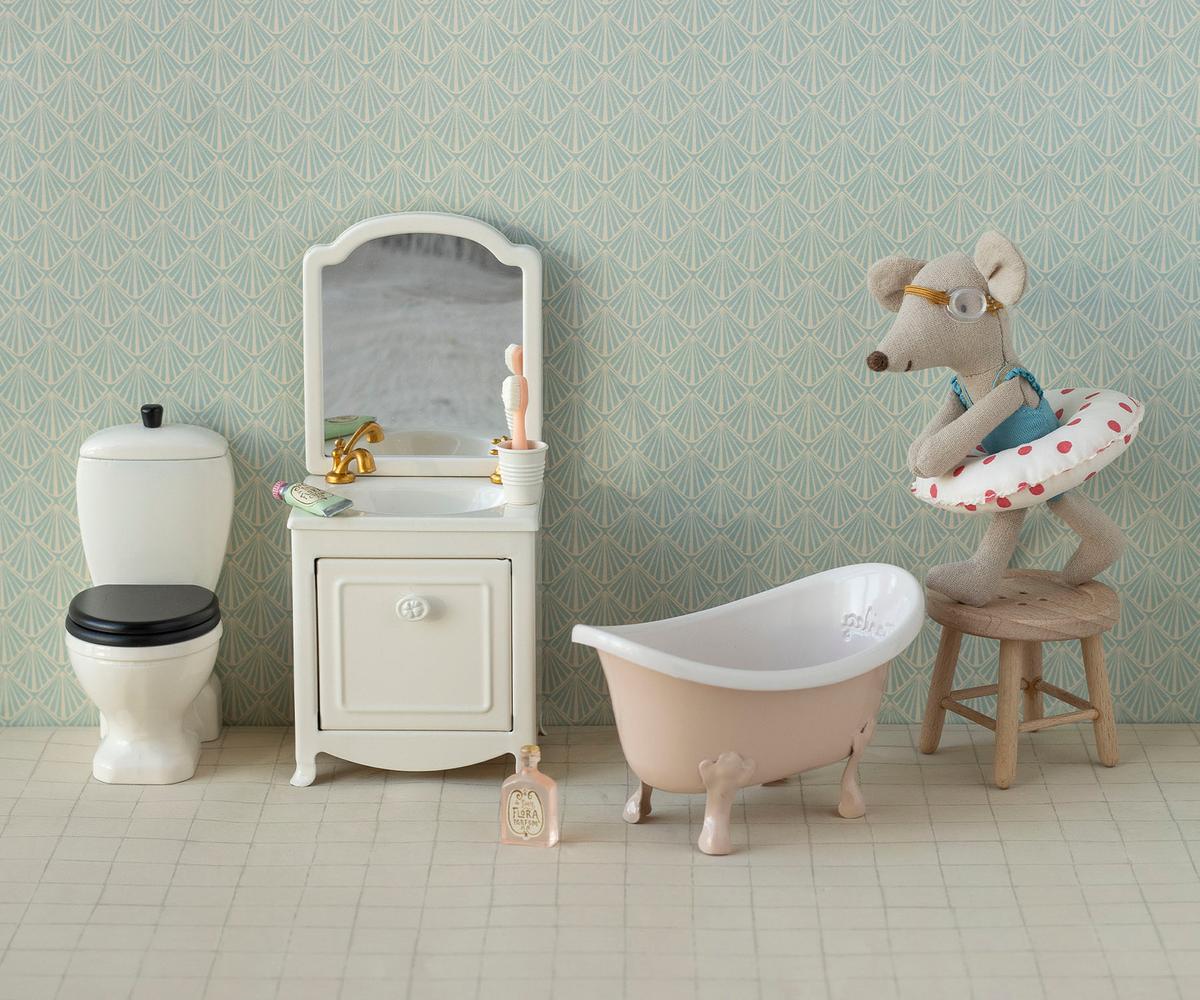 Maileg Bathtub Mouse Rose
