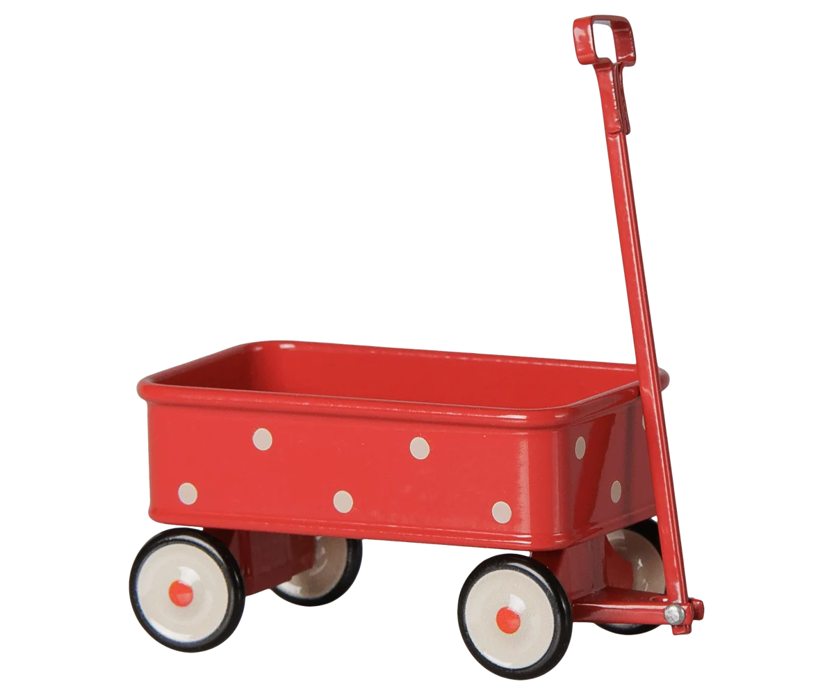 Maileg Wagon Mouse Red