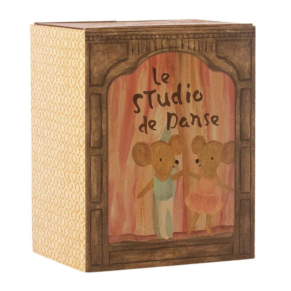 Maileg Ballet Mice Dance Studio Little Sister & Brother