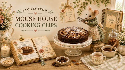 Recipes from Mouse House Cooking Clips: Chocolate & Toasted Almond Cake