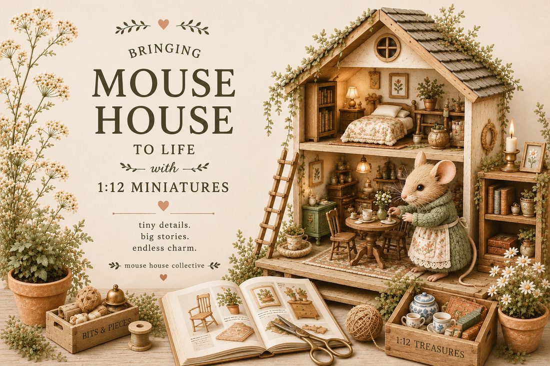 Bringing Our Mouse Mansion to Life With 1:12 Scale Miniatures