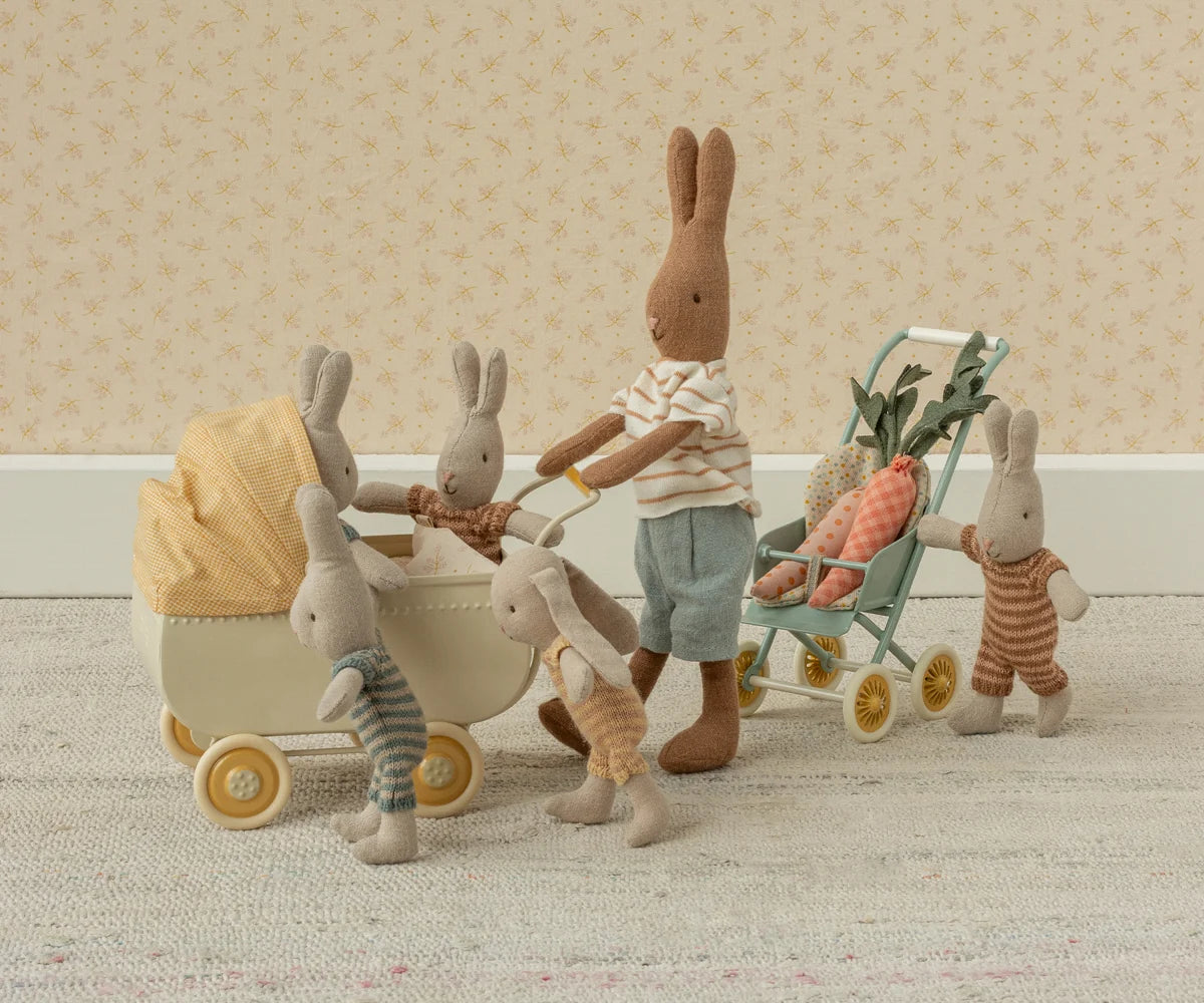 Maileg Pram Micro Yellow