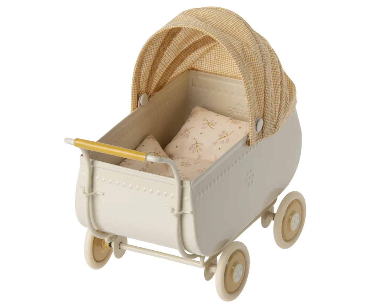 Maileg Pram Micro Yellow