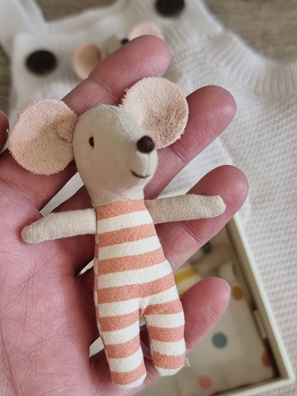 Maileg Triplets Baby Mice in Box