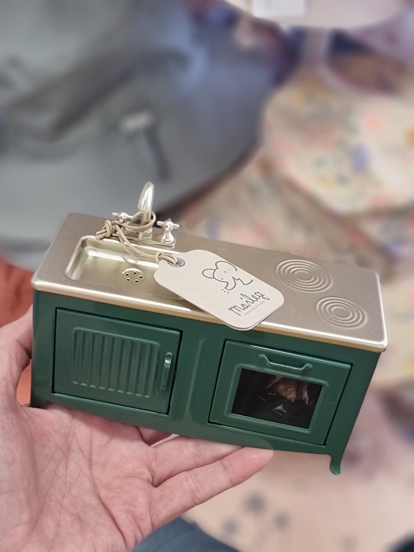 Maileg Kitchen Mouse Dark Green
