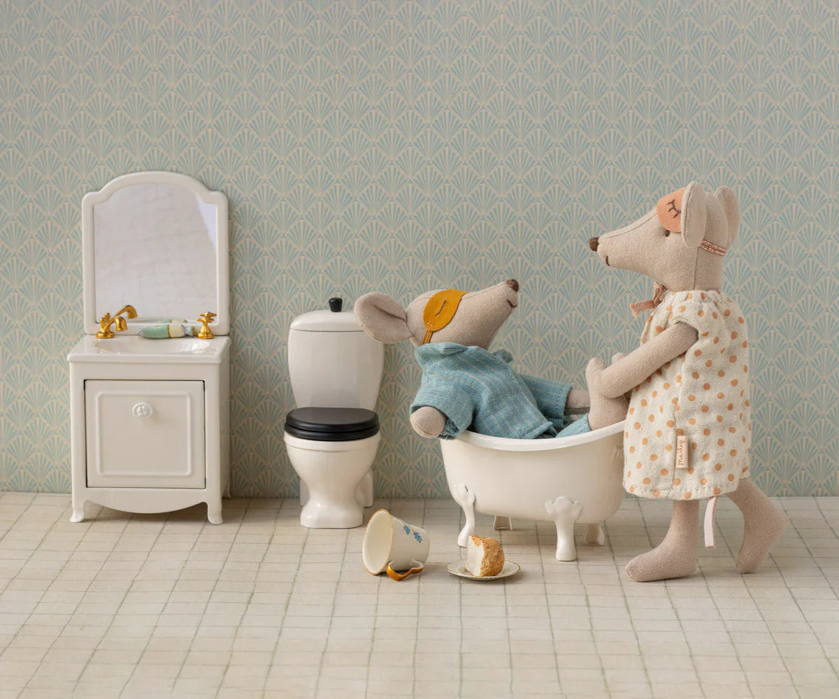Maileg Sink Dresser Mouse Off-White