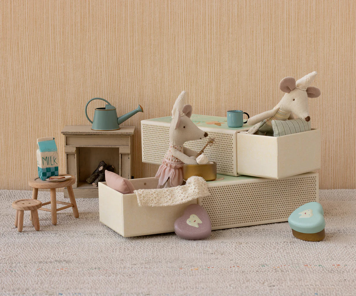 Maileg Tooth Fairy Mouse Little Brother in Matchbox