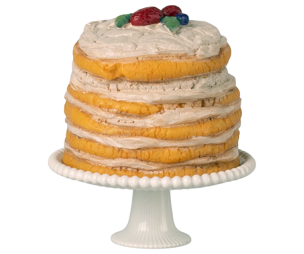 Maileg Party Cake & Cake Stand Mouse