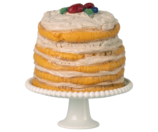 Maileg Party Cake & Cake Stand Mouse