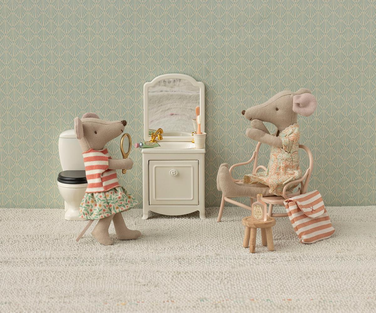 Maileg Sink Dresser Mouse Off-White
