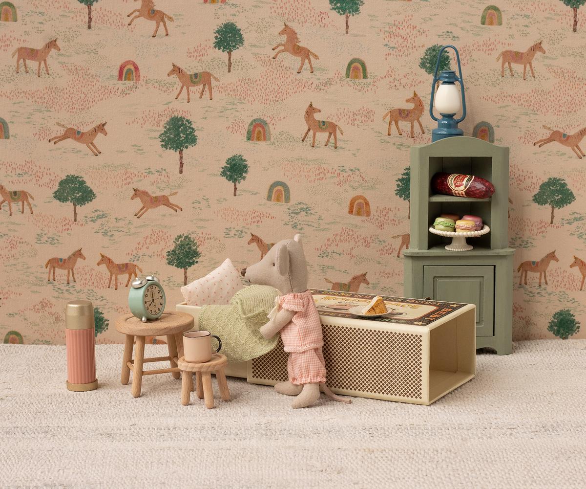 Maileg Miniature Thermos & Cups Coral