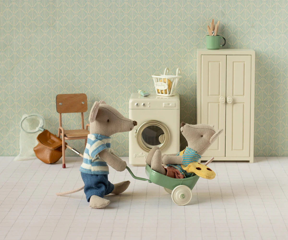 Maileg Little Brother Mouse with Cheese Bag