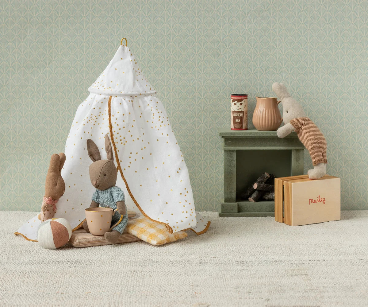 Maileg Bed Canopy Miniature – Off White