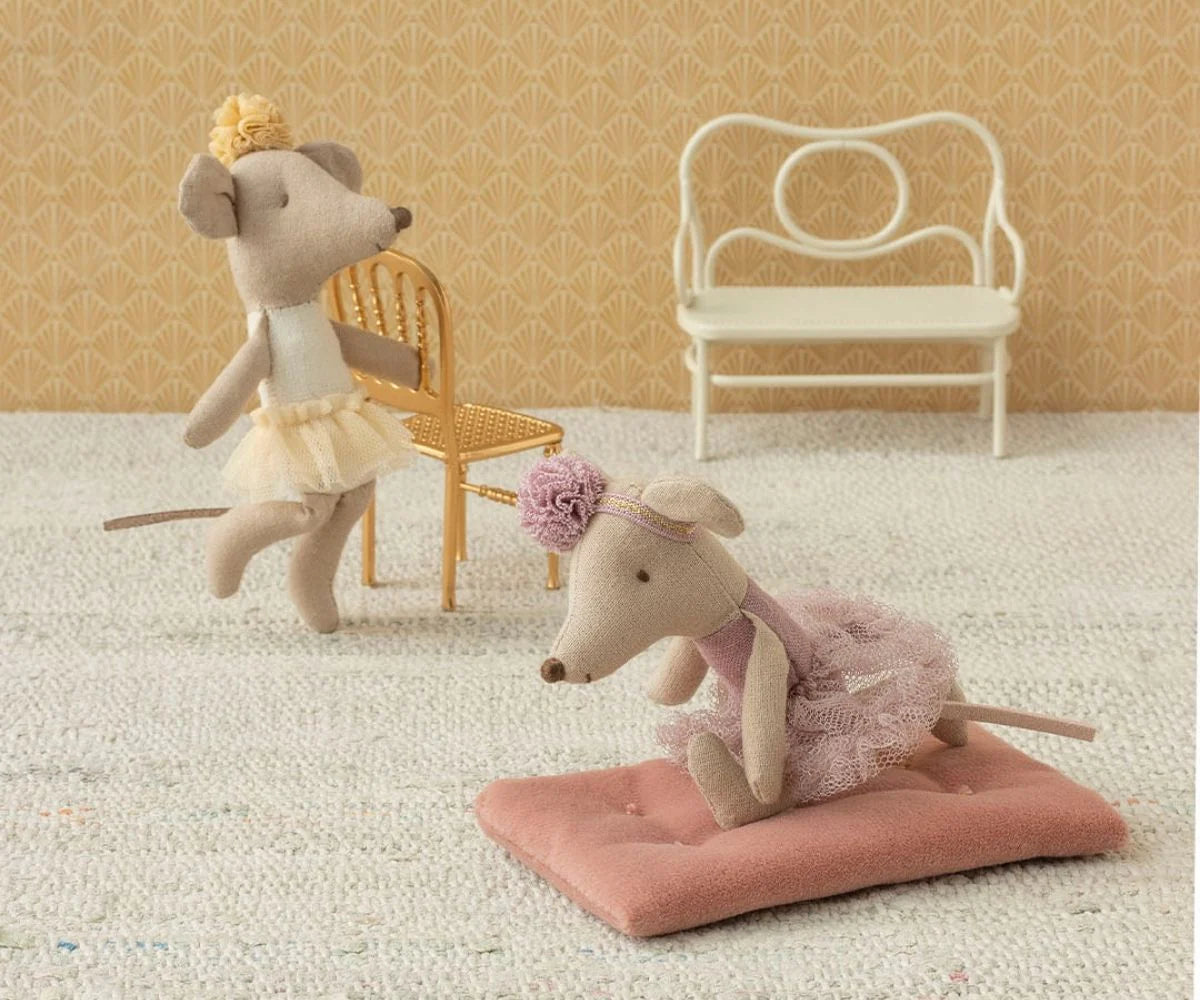 Maileg Ballerina Mouse Little Sister Off-White