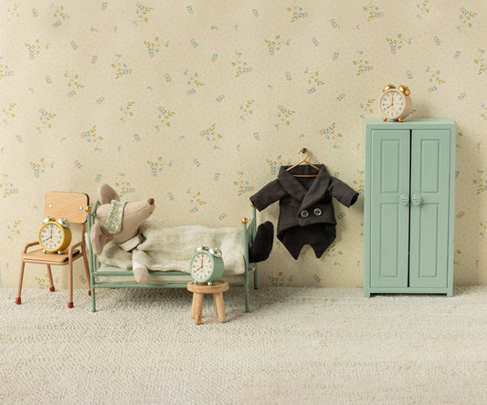 Maileg Vintage Single Bed Mouse Mint