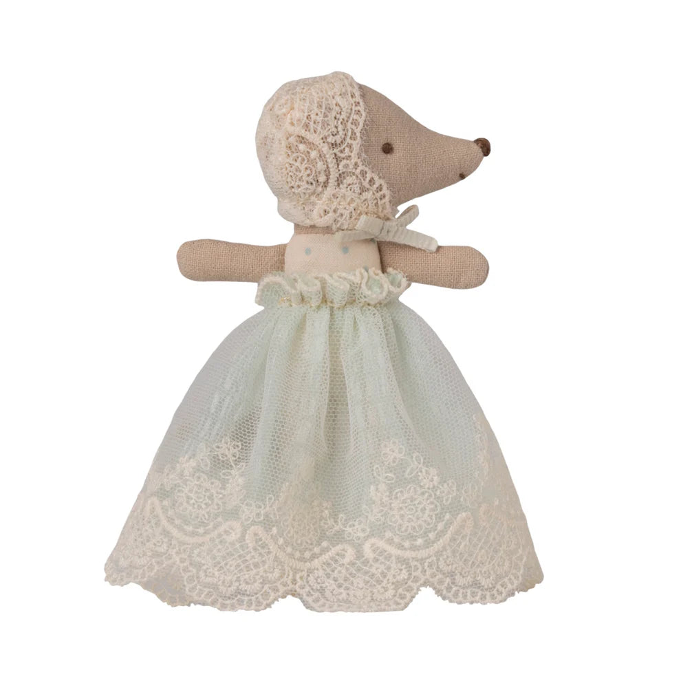 Maileg Baby Mouse Gown in Mint