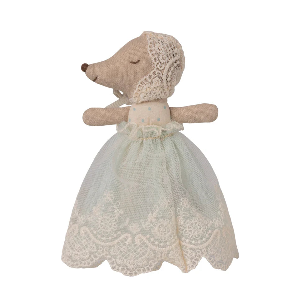 Maileg Baby Mouse Gown in Mint
