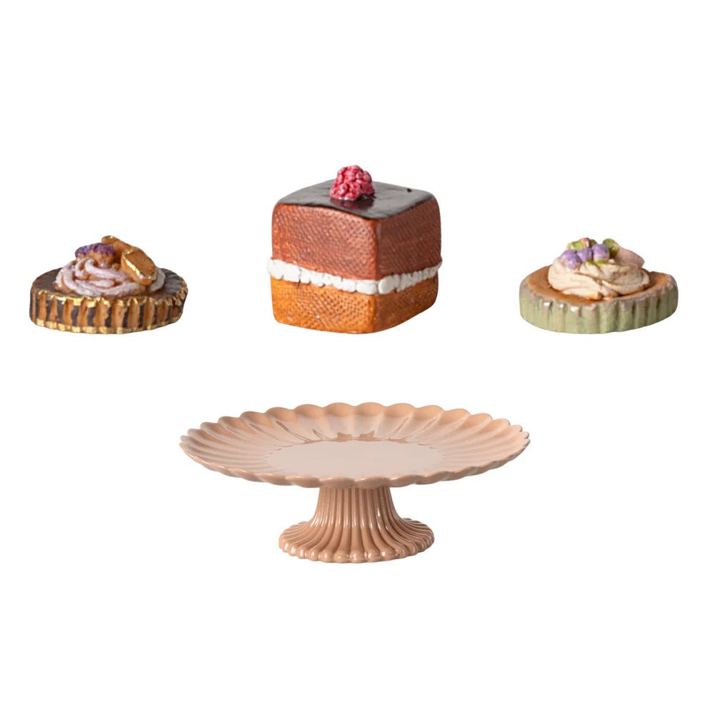 Maileg Cakes & Cake Stand Mini
