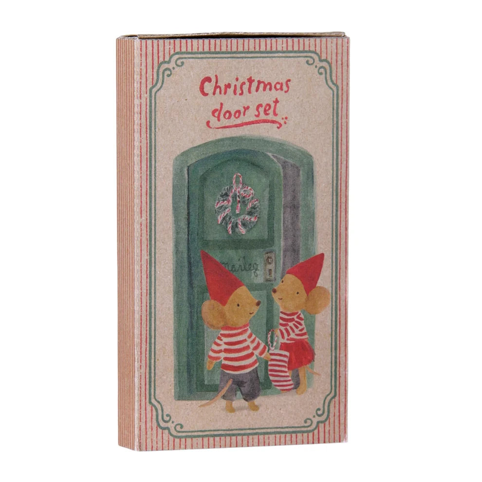 Maileg Christmas Door Set Mouse