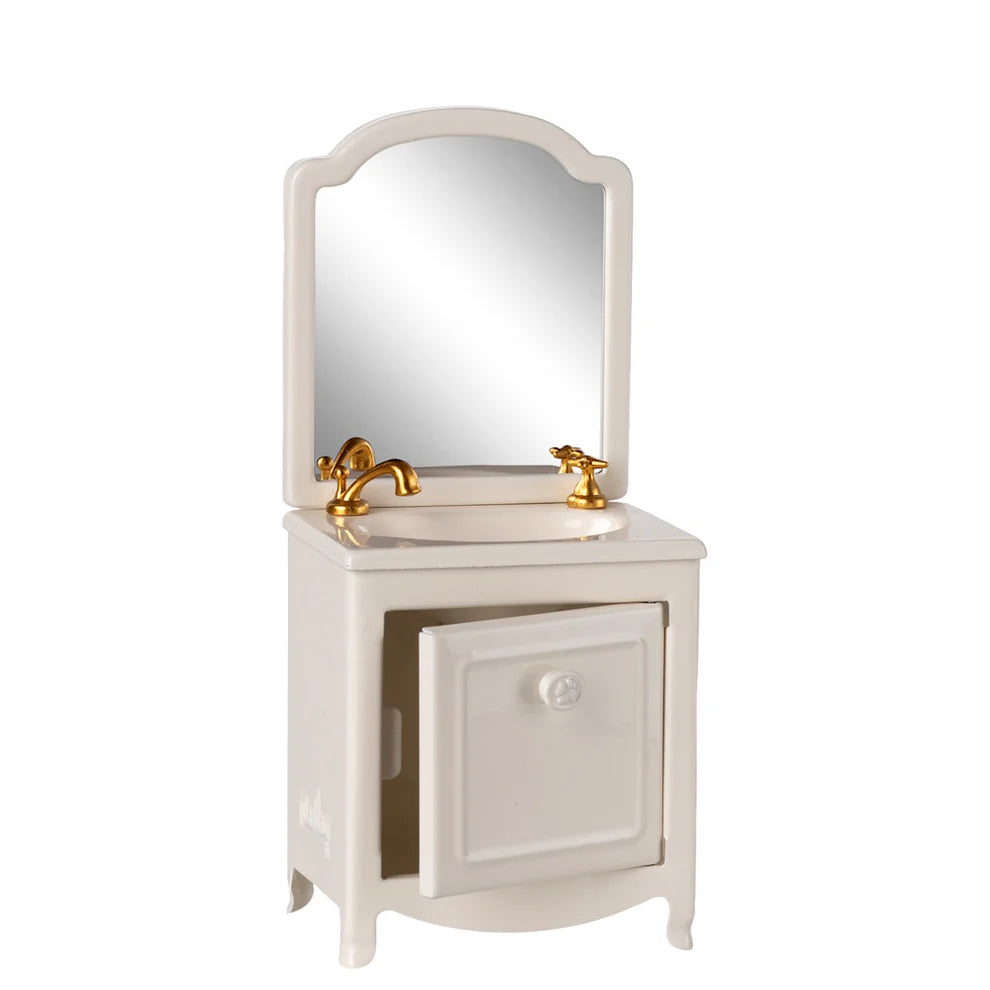 Maileg Sink Dresser Mouse Off-White