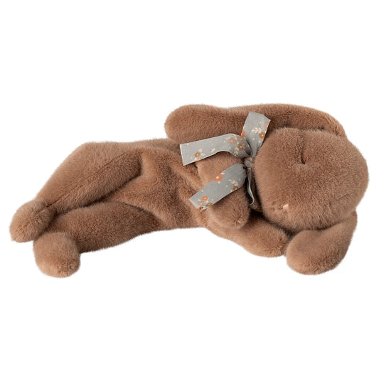 Maileg Sleeping Bunny Plush Brown Small