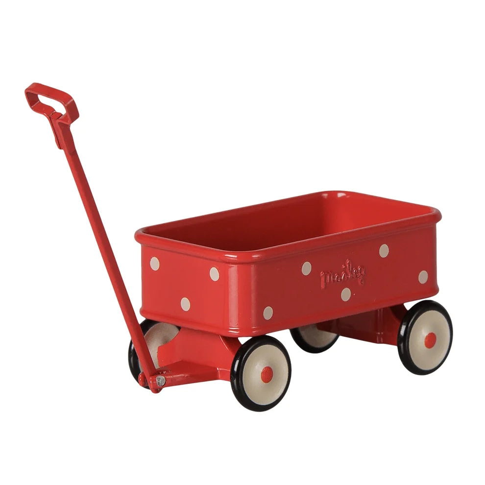 Maileg Wagon Mouse Red