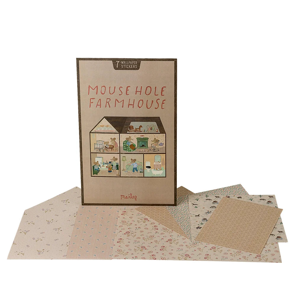 Maileg Wallpaper – Mouse Hole Farmhouse