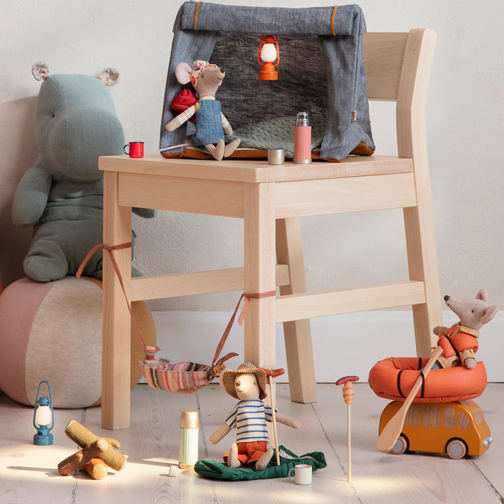 Maileg Miniature Thermos & Cups Coral