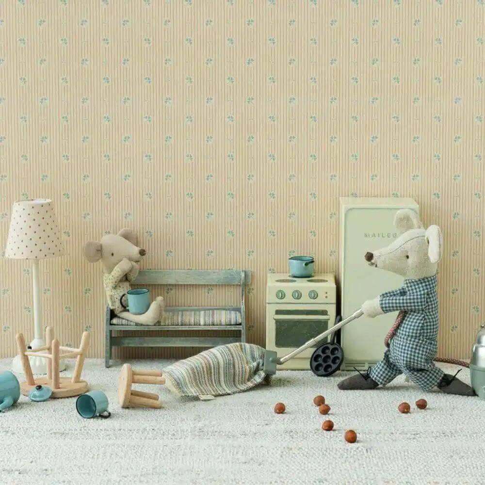 Maileg Table & Stool Set Mouse