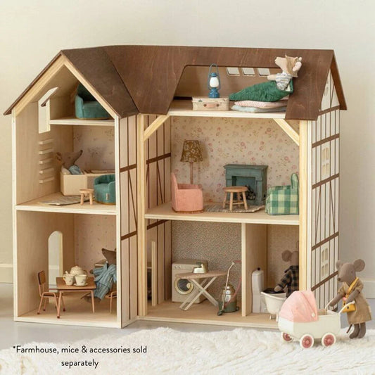 Maileg Wallpaper – Mouse Hole Farmhouse