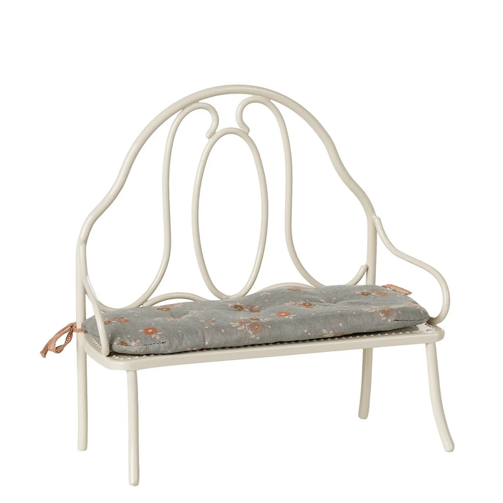 Maileg Vintage Bench Miniature Off White