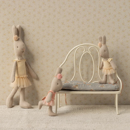 Maileg Vintage Bench Miniature Off White