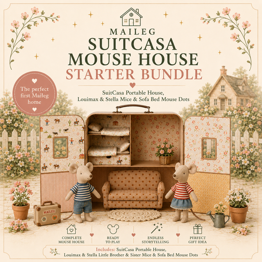 Maileg SuitCasa Mouse House Starter Bundle