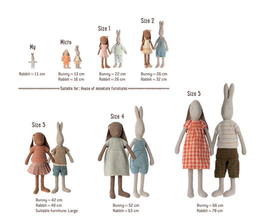 Maileg Rabbit MY Yellow